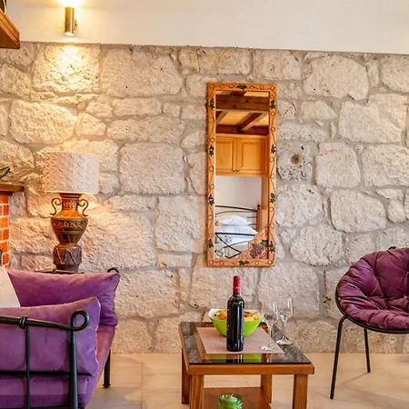 Stone House Nikolina With Heated Pool